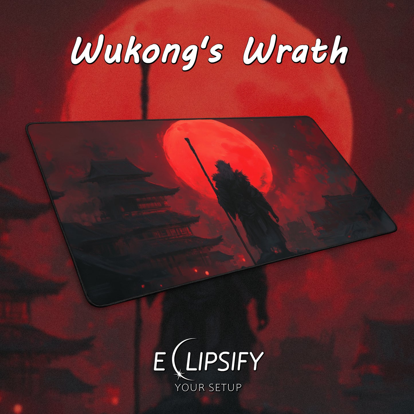 Wukong's Wrath: Sun Wukong Monkey King Mouse Pad