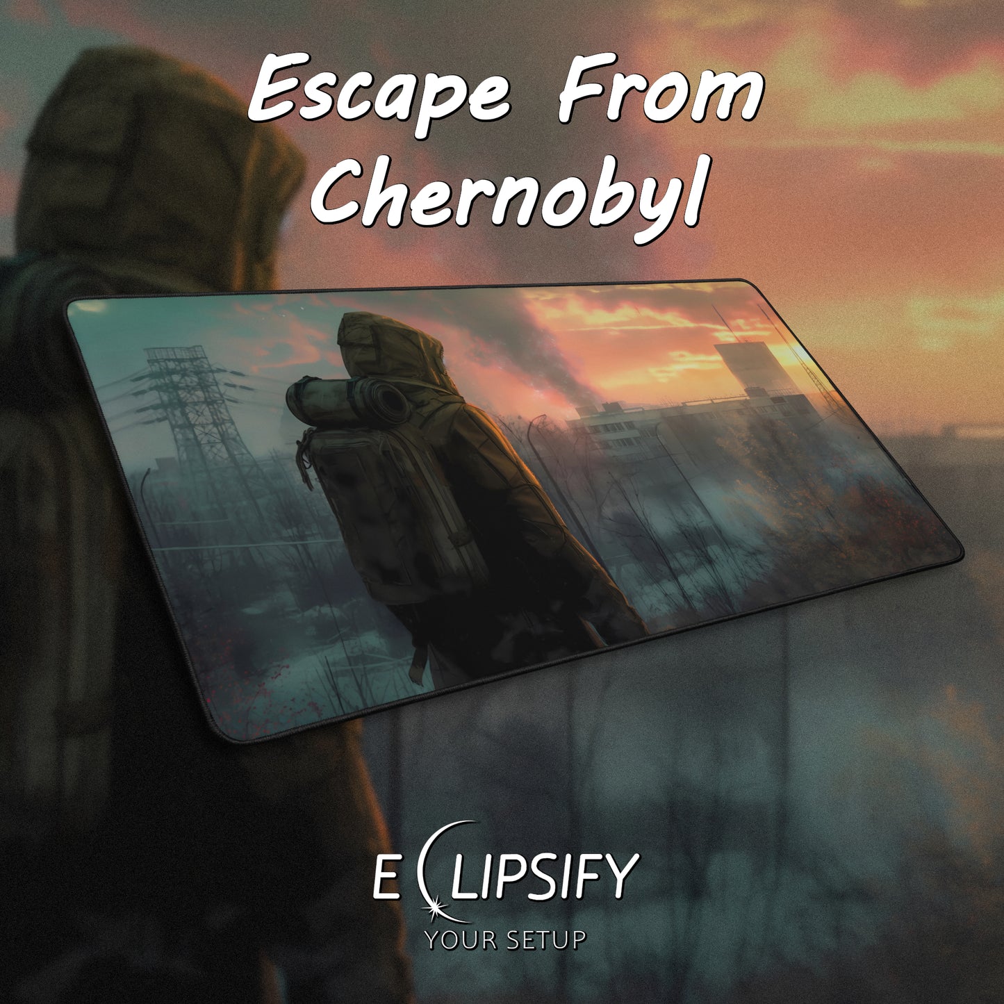 Escape From Chernobyl: Post-apocalyptic Mouse Pad