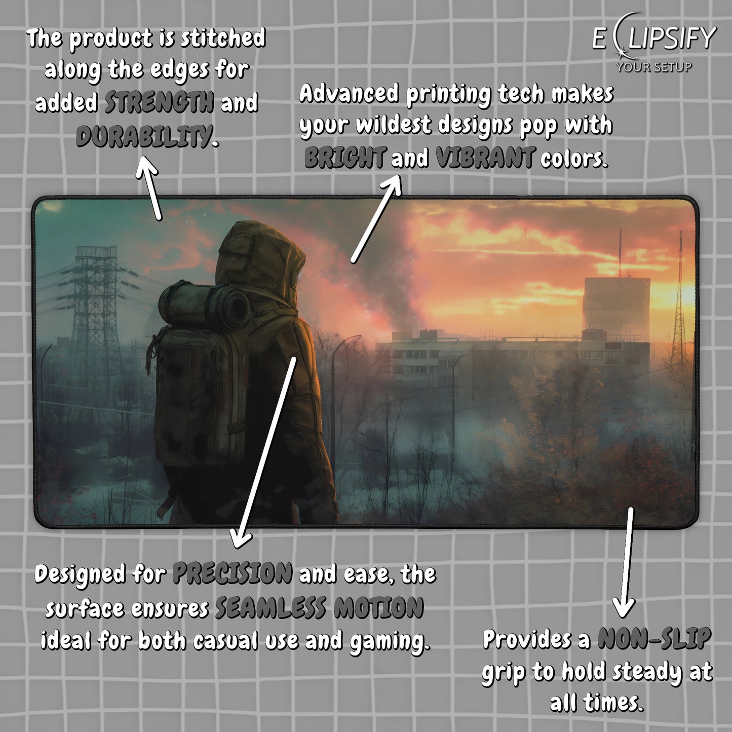 Escape From Chernobyl: Post-apocalyptic Mouse Pad