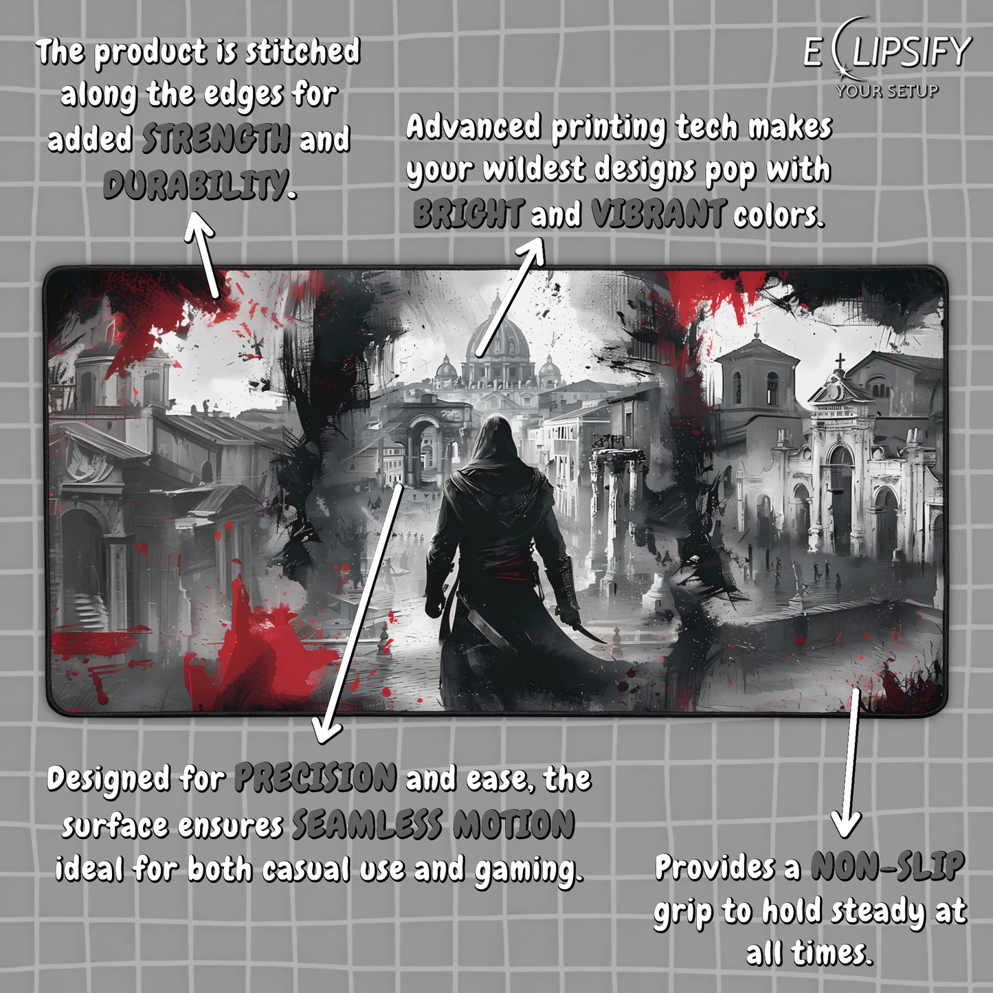 The Creed: Assassin Gaming Mouse Pad