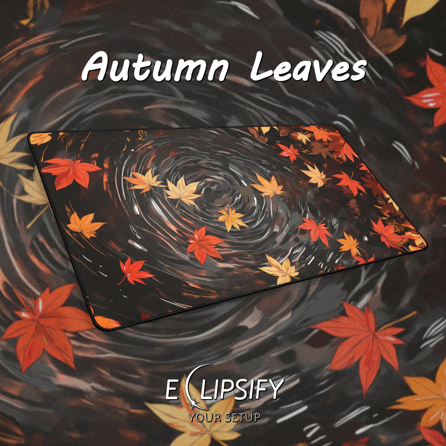Autumn Leaves: Fall Season Gaming Mouse Pad