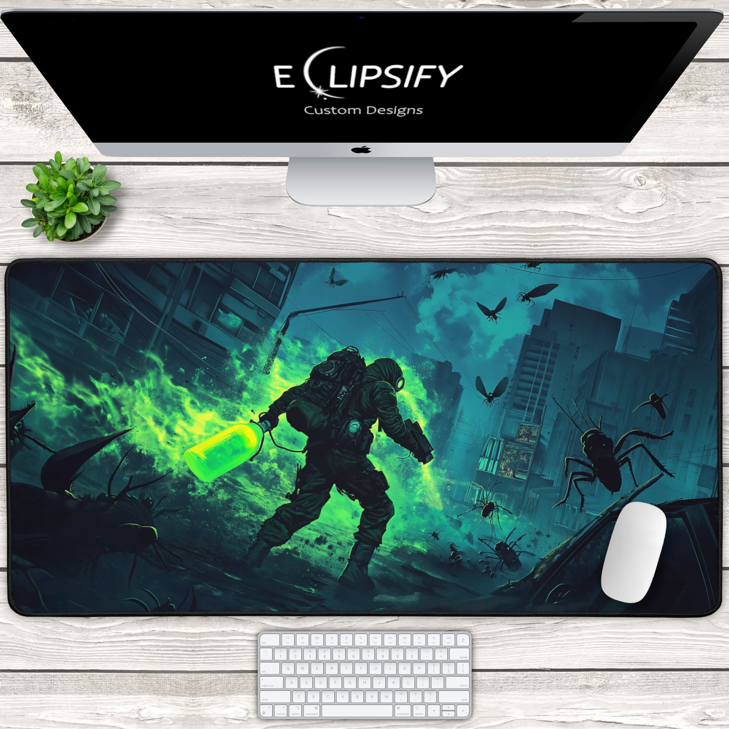 Insect Armageddon: Bug Apocalypse Gaming Mouse Pad