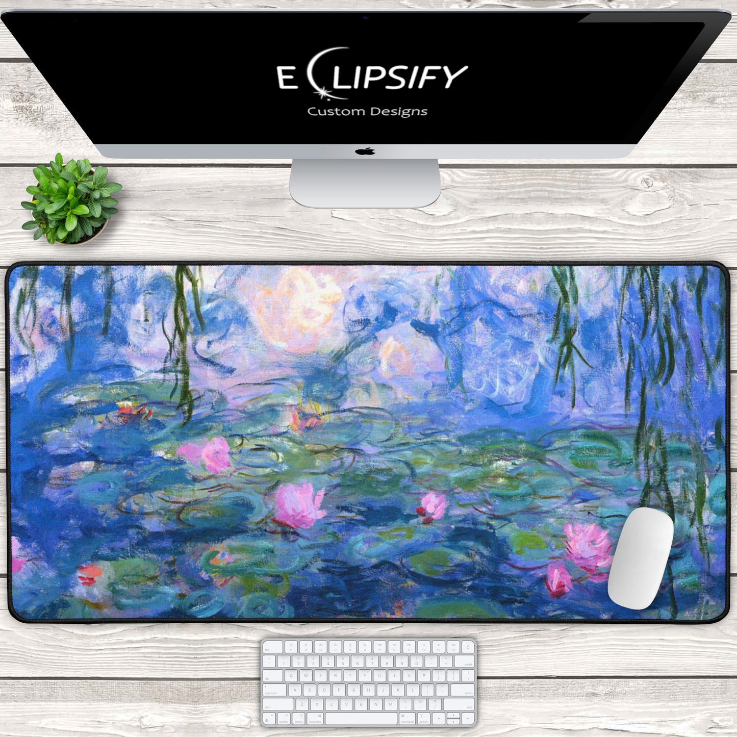 Water Lilies: Claude Monet Mouse Pad