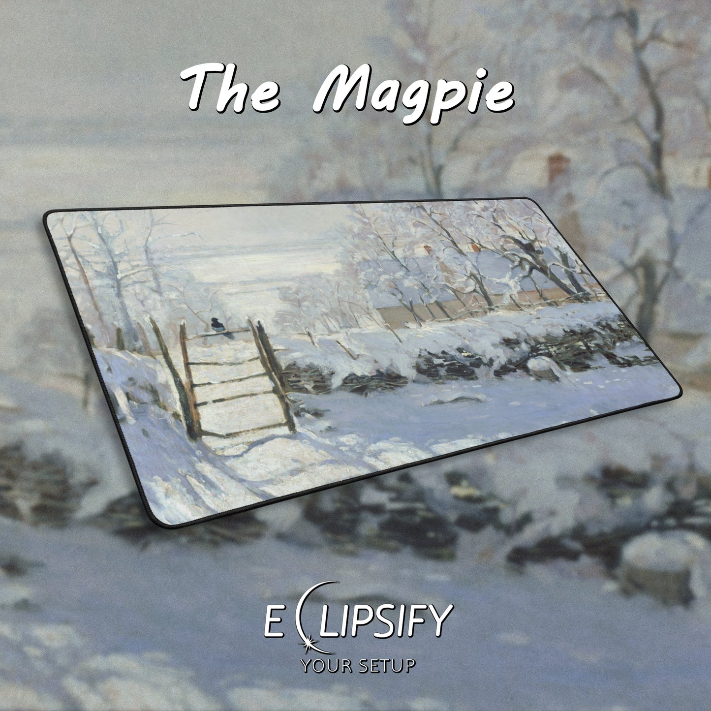 The Magpie: Claude Monet Mouse Pad
