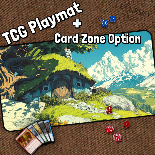 Moss & Mountains: Fantasy Cottage TCG Playmat