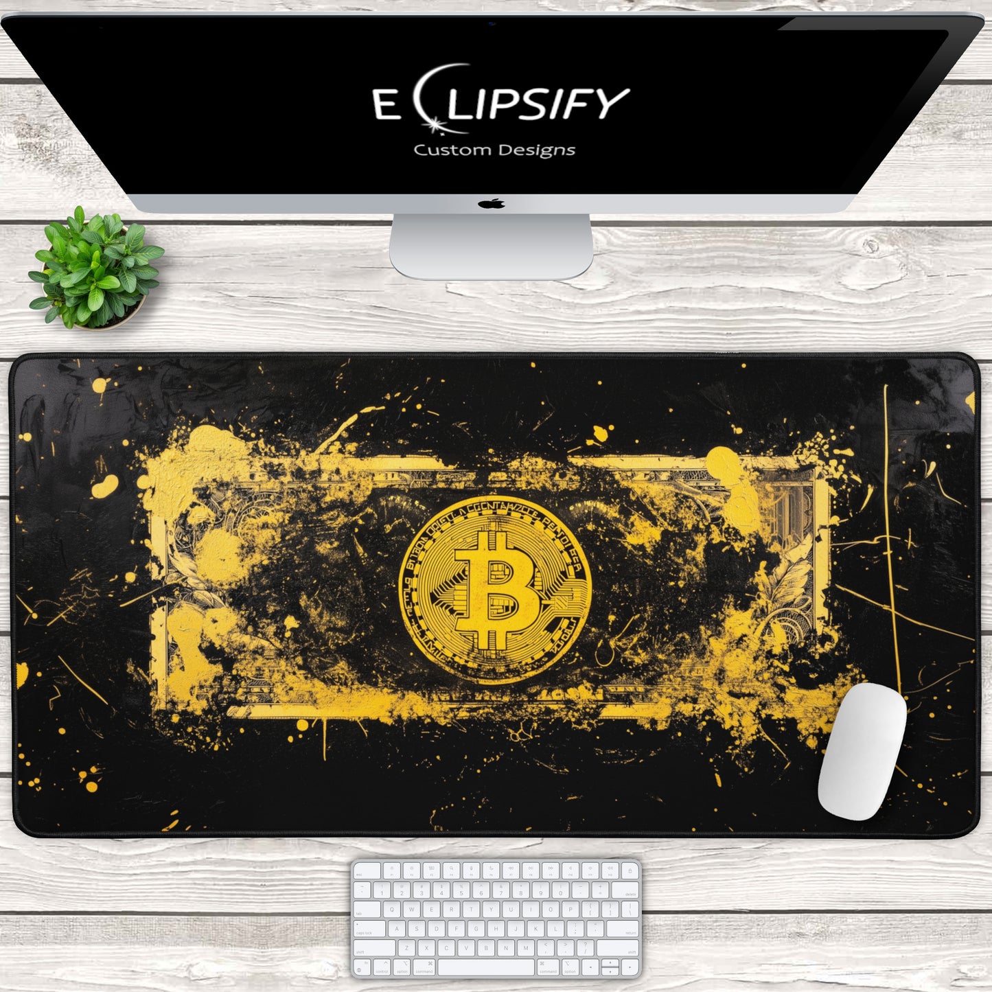 Crypto: Bitcoin Mouse Pad