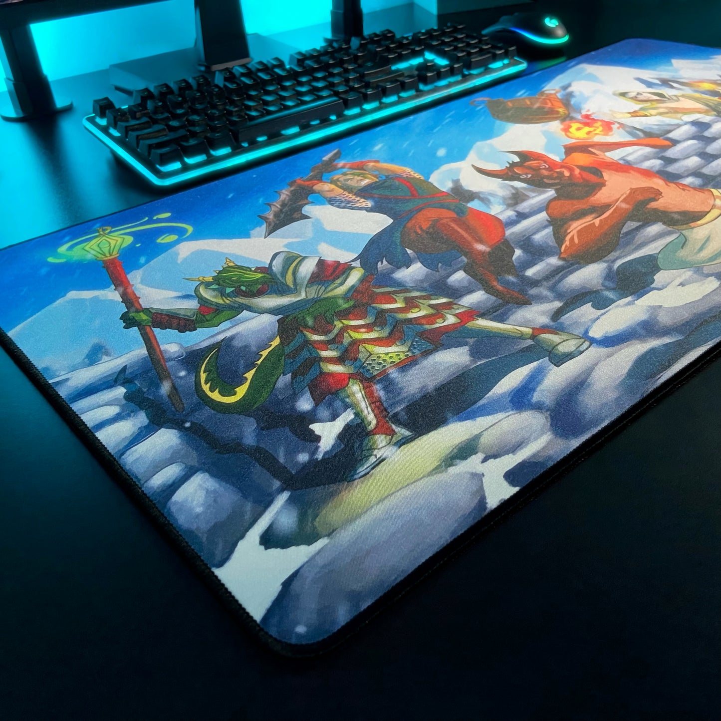 DunderHeads "Manhunt" Content Creator Collaboration Gaming Mouse Pad