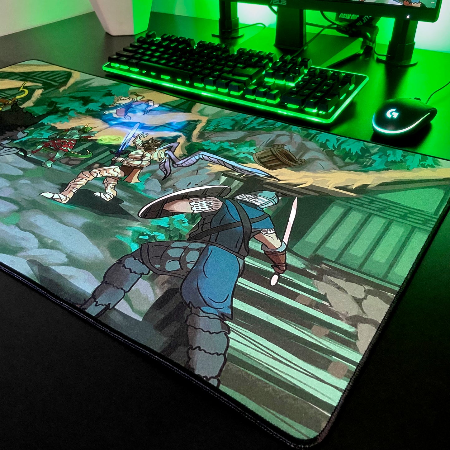 DunderHeads "The Four Hunters" Content Creator Collaboration Gaming Mouse Pad