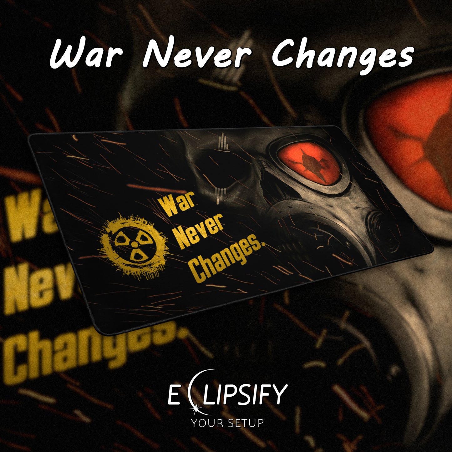 War Never Changes: Nuclear Fall Out Gaming Mouse Pad