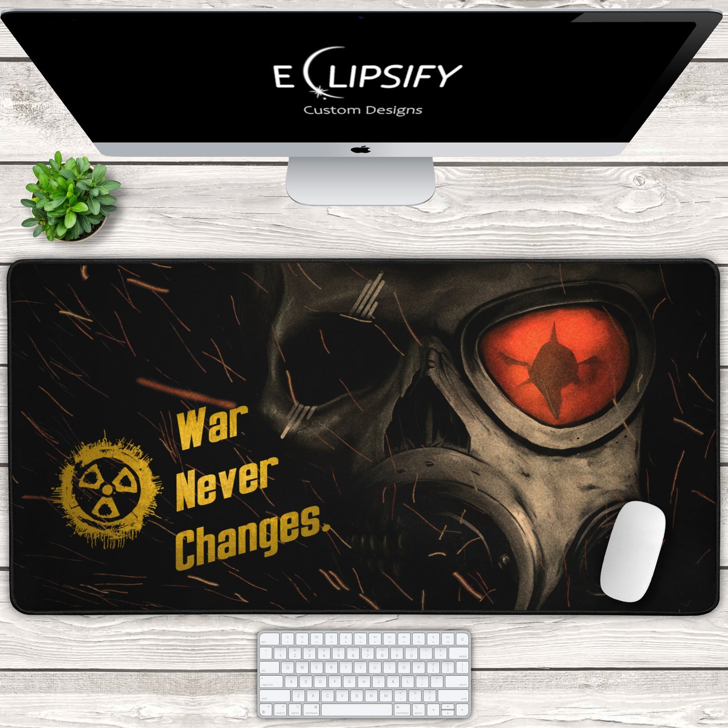 War Never Changes: Nuclear Fall Out Gaming Mouse Pad