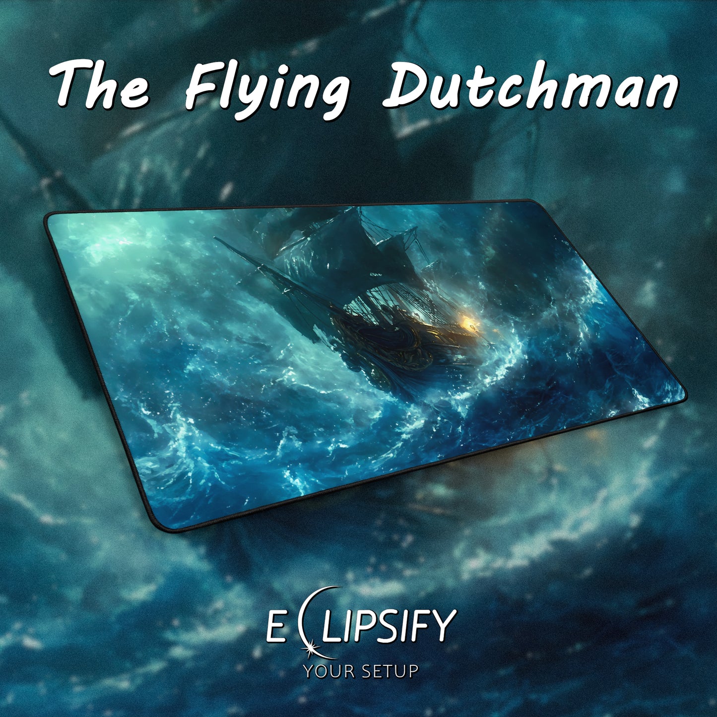 The Flying Dutchman: Pirate Ship Gaming Mouse Pad