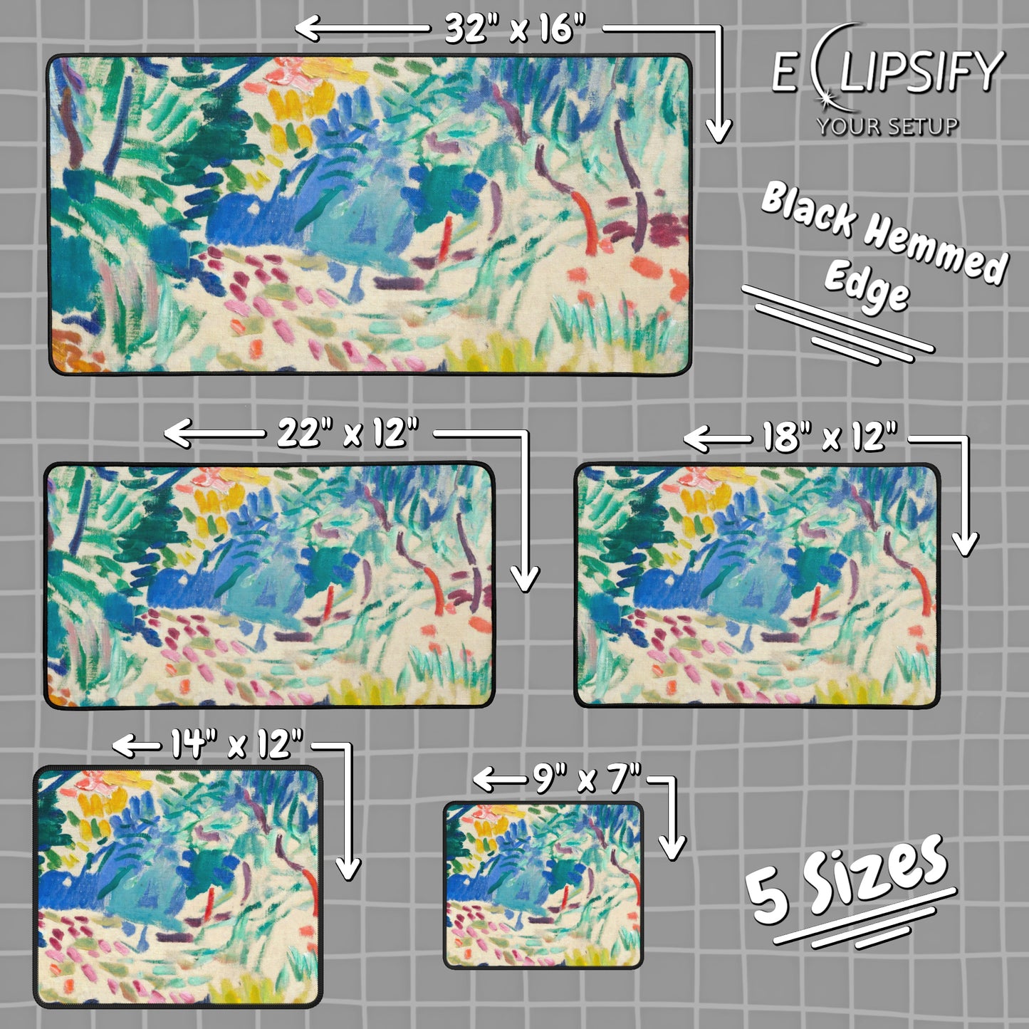 Landscape at Collioure: Henri Matisse Mouse Pad