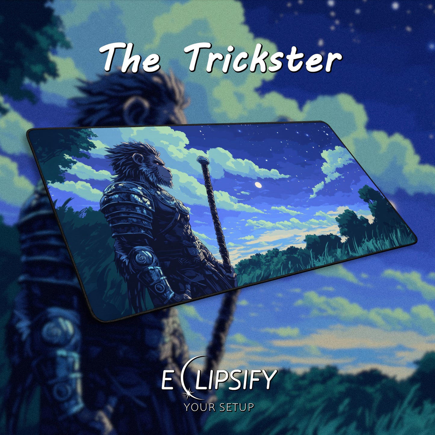 The Trickster: Sun Wukong Monkey King Mouse Pad