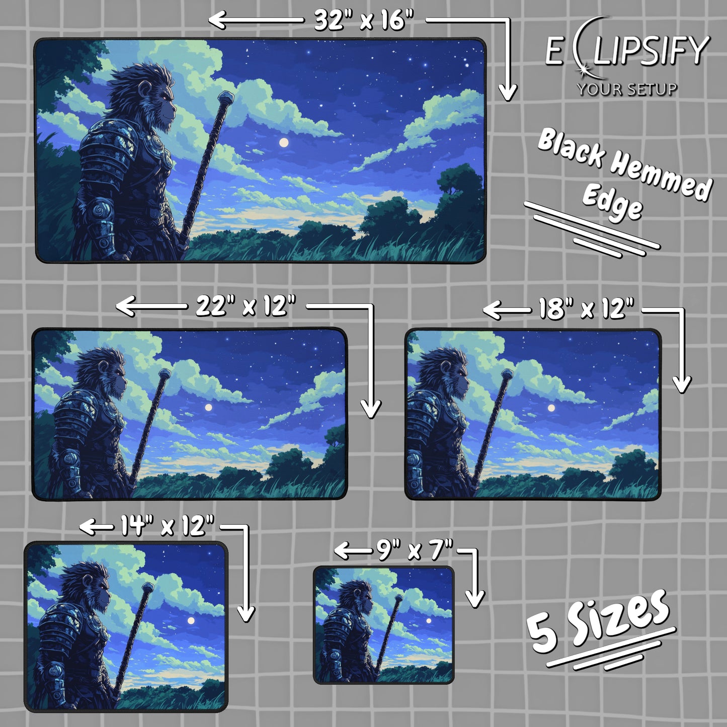The Trickster: Sun Wukong Monkey King Mouse Pad
