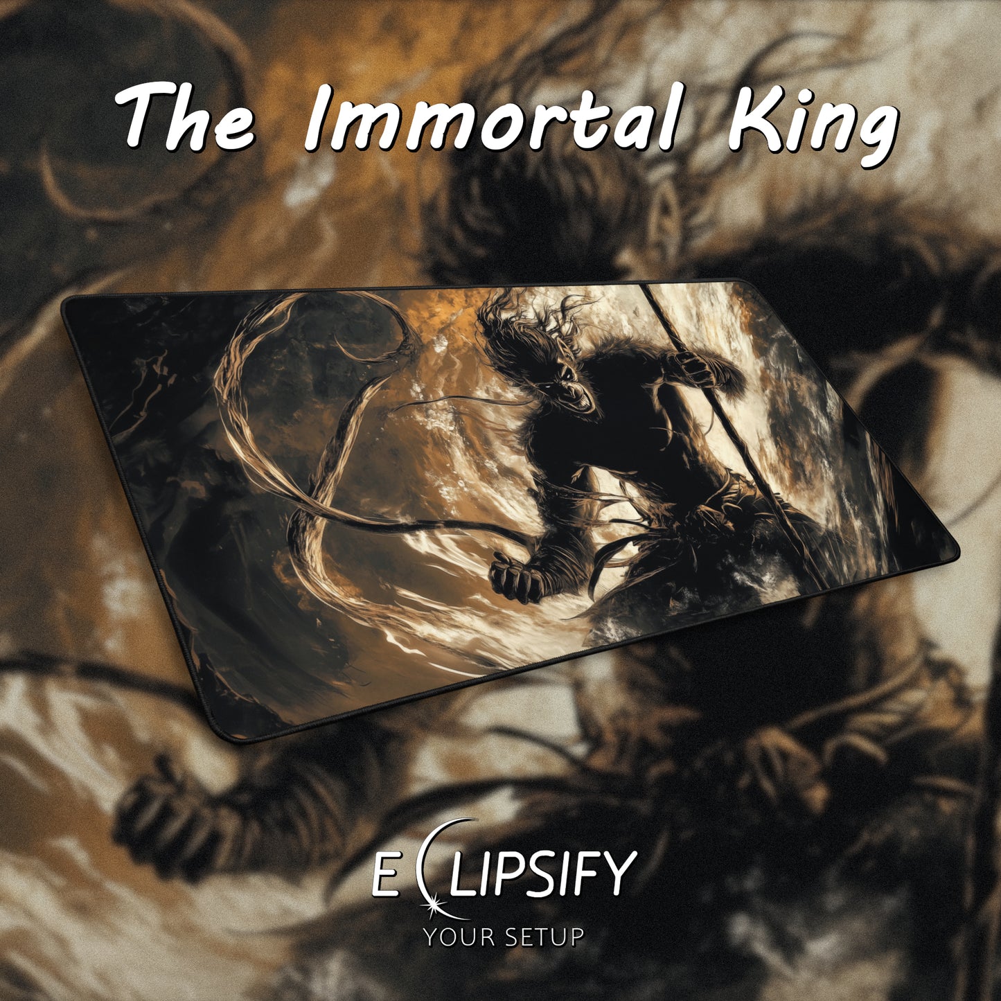 The Immortal King: Sun Wukong Monkey King Mouse Pad
