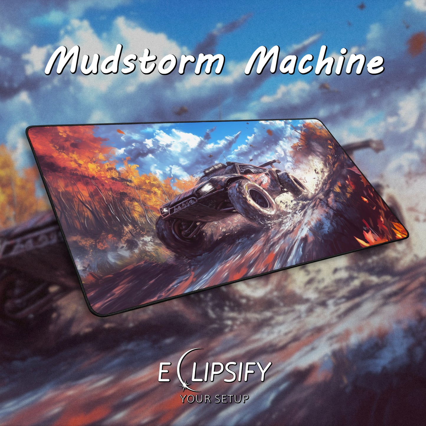 Mudstorm Machine: Offroad Buggy Racing Gaming Mouse Pad