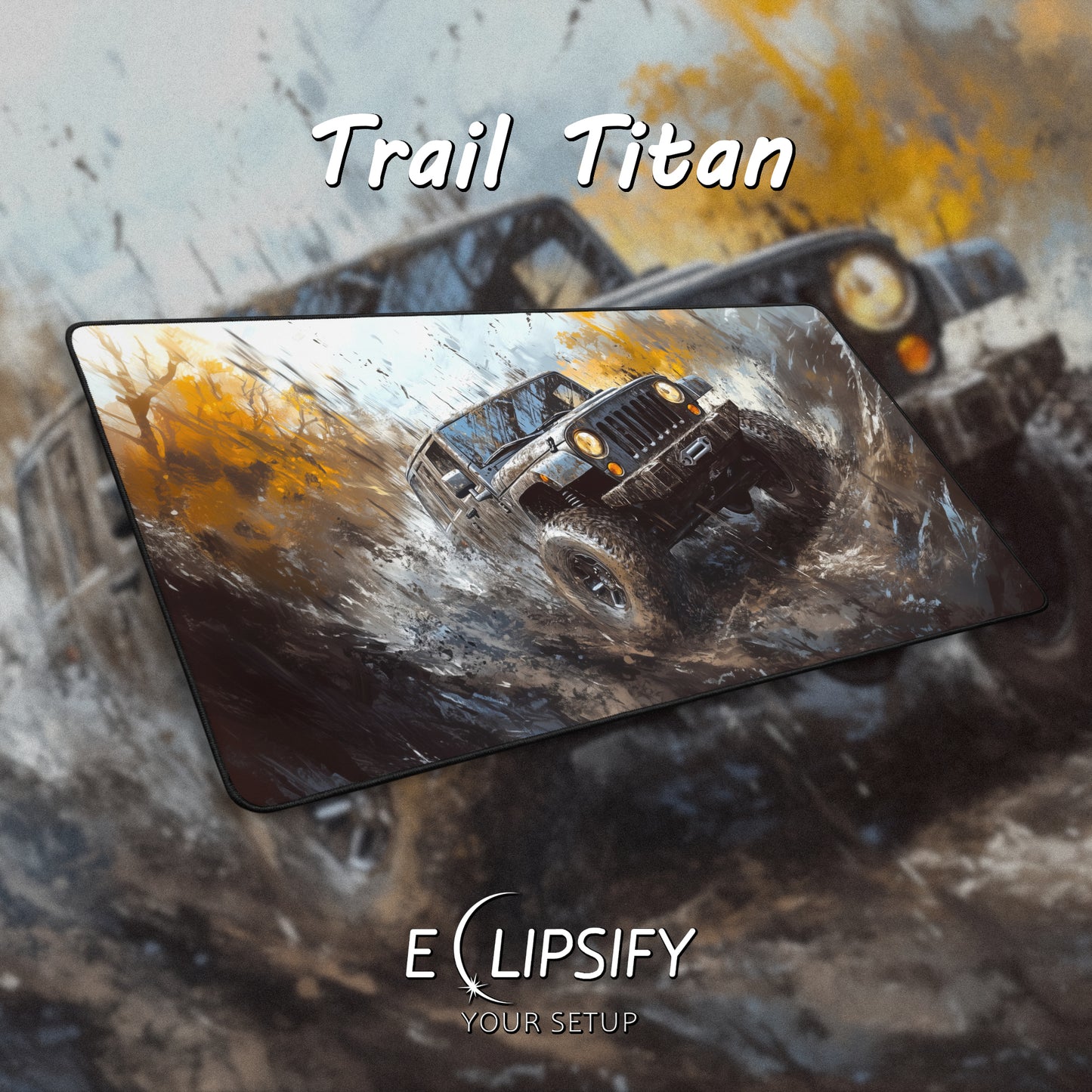 Trail Titan: Offroad Suv Gaming Mouse Pad