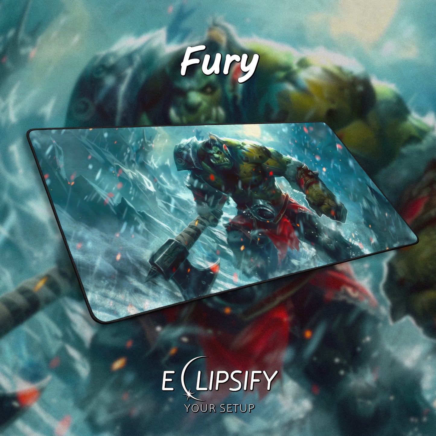 Fury: Orc Gaming Mouse Pad
