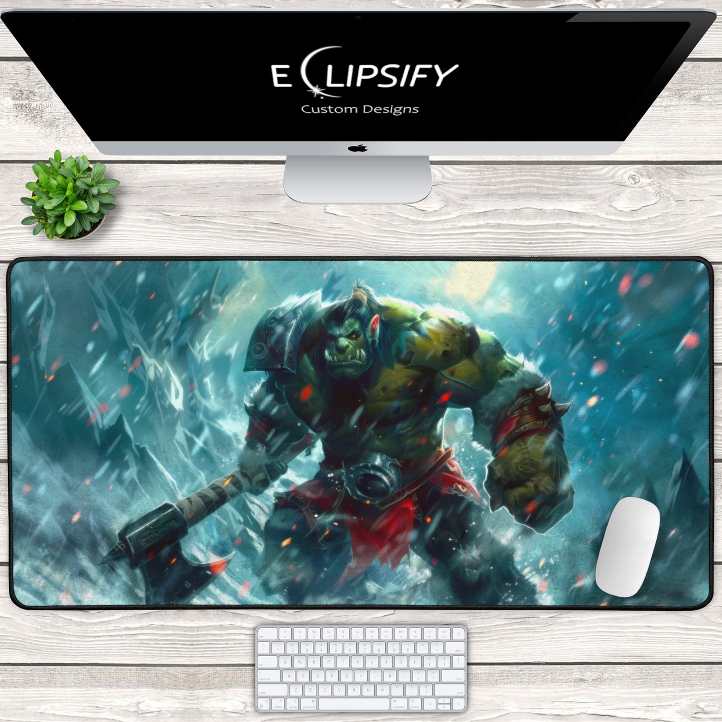 Fury: Orc Gaming Mouse Pad