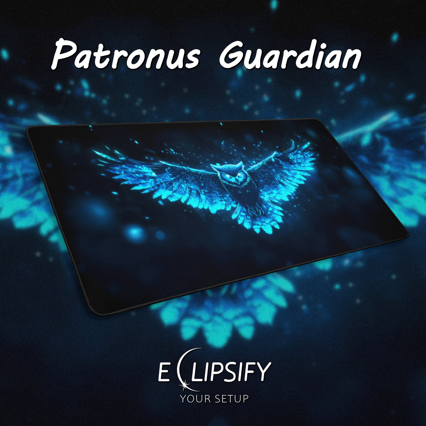 Patronus Guardian: Magical Owl Gaming Mouse Pad