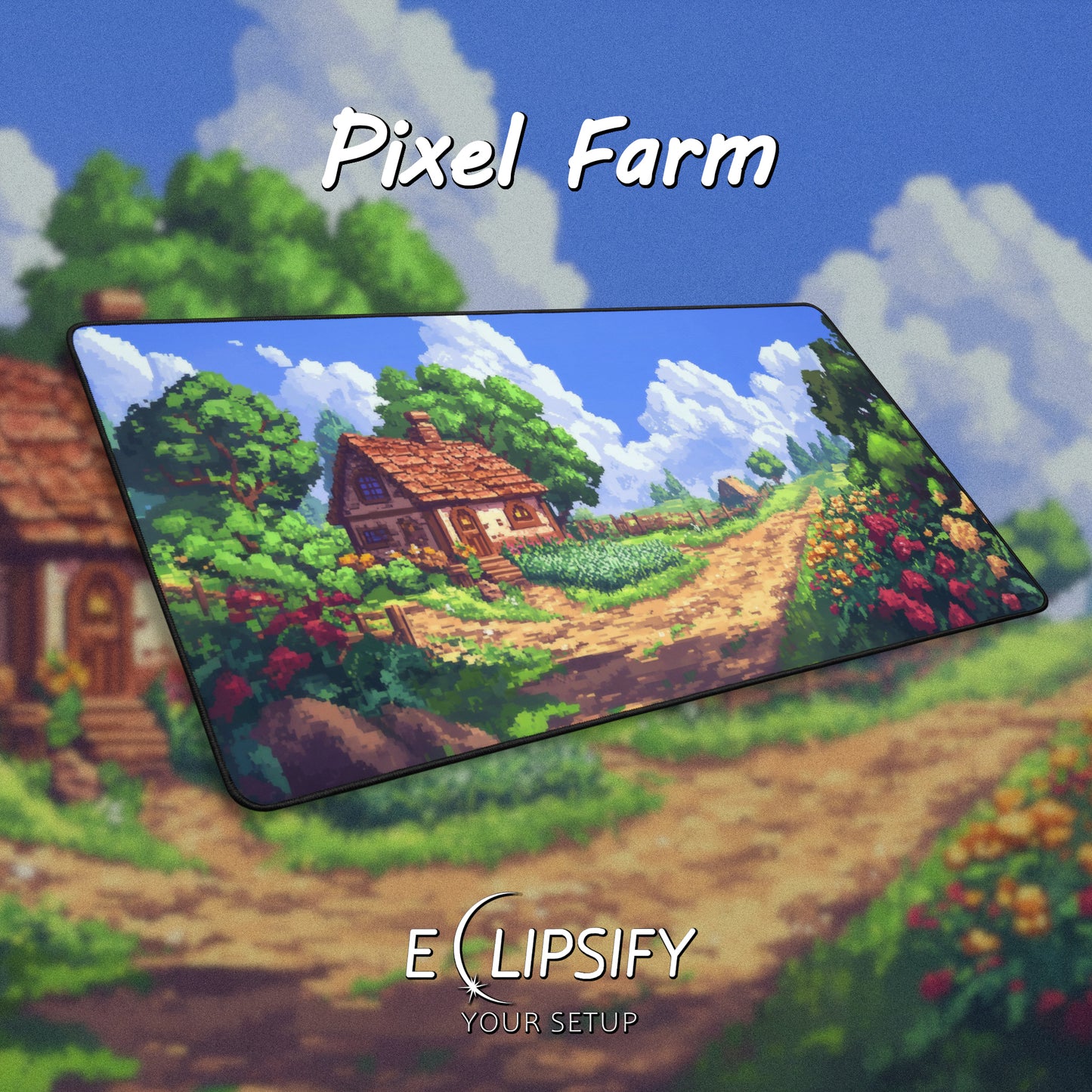 Pixel Farm: Star Valley Gaming Mouse Pad