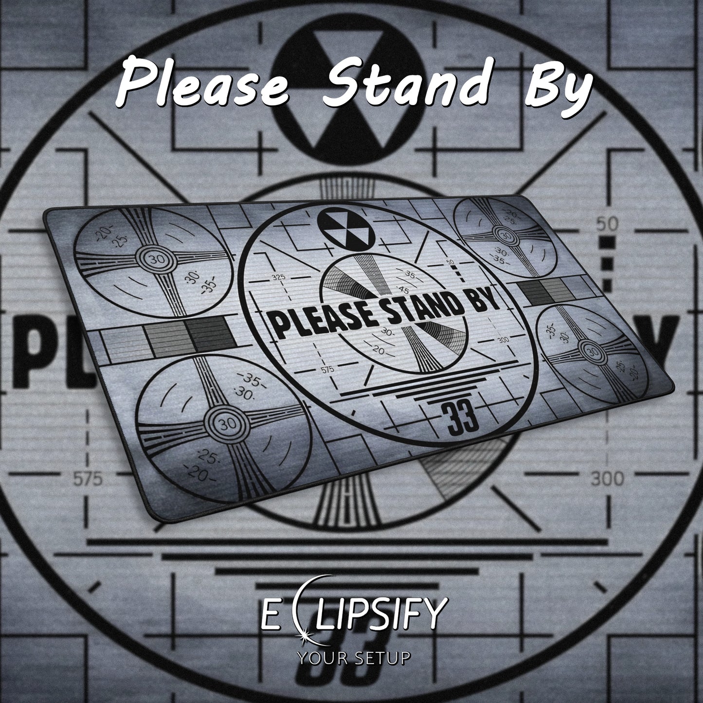 Please Stand By: Nuclear Fallout Gaming Mouse Pad