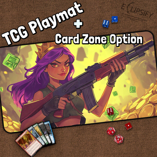 Queen Of Gold: Treasure Queen TCG Playmat