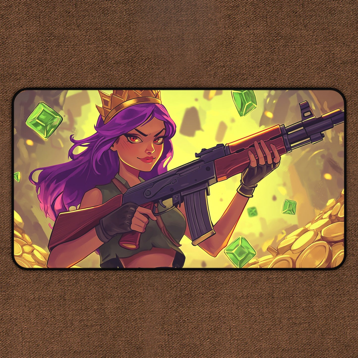 Queen Of Gold: Treasure Queen TCG Playmat