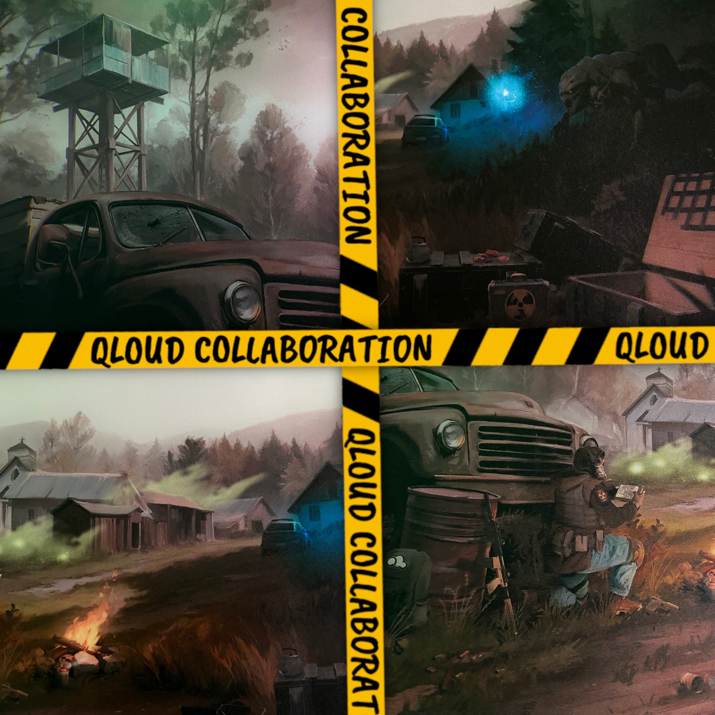 Qloud "Night Stalker" Content Creator Collaboration Gaming Mouse Pad