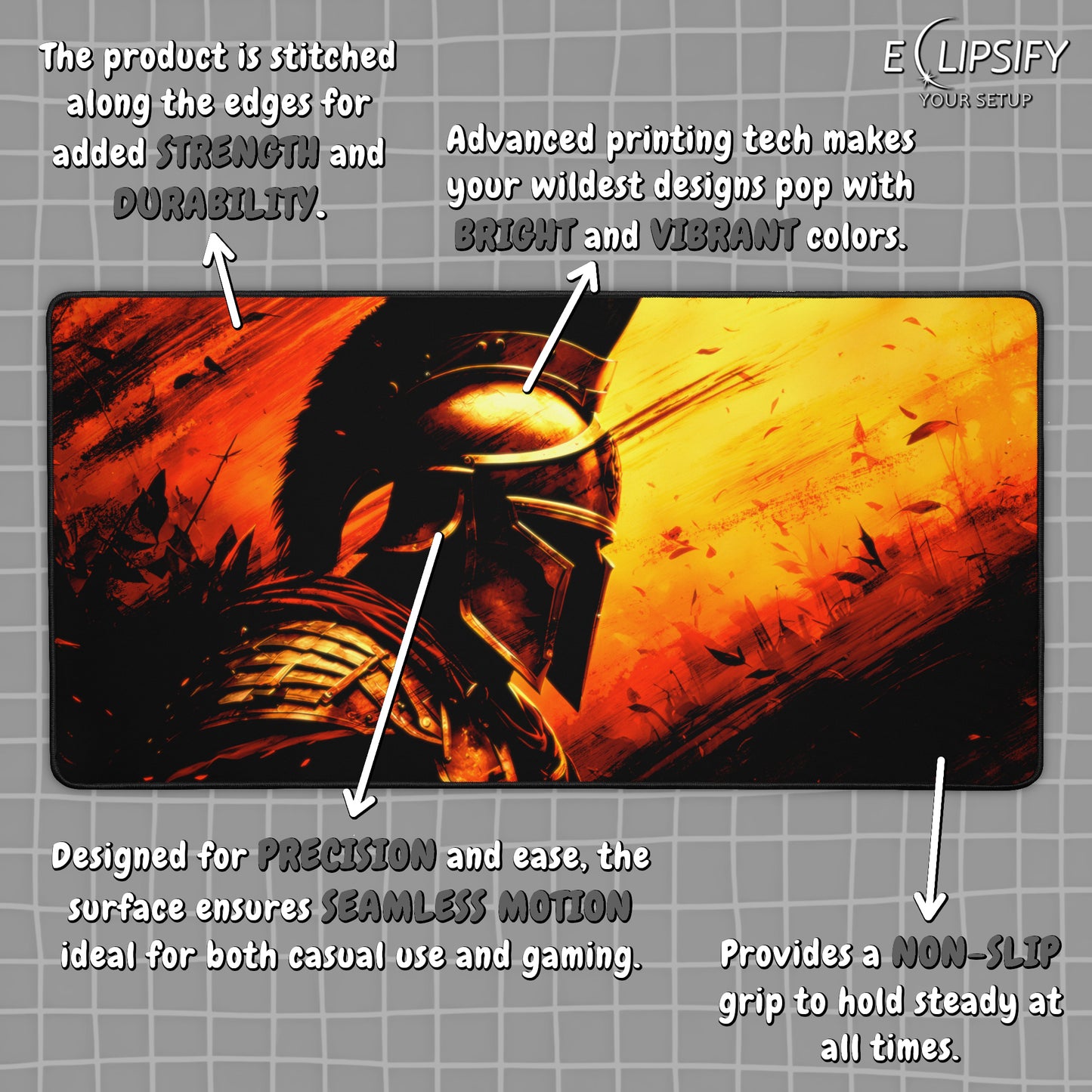 Sparta: Spartan Gaming Mouse Pad