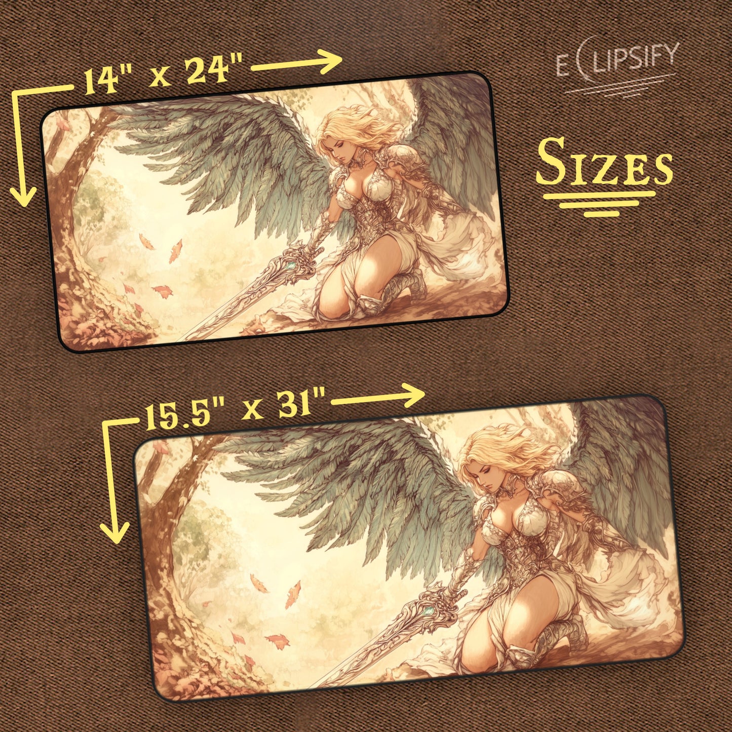 Divine Lightbearer: Angel TCG Playmat