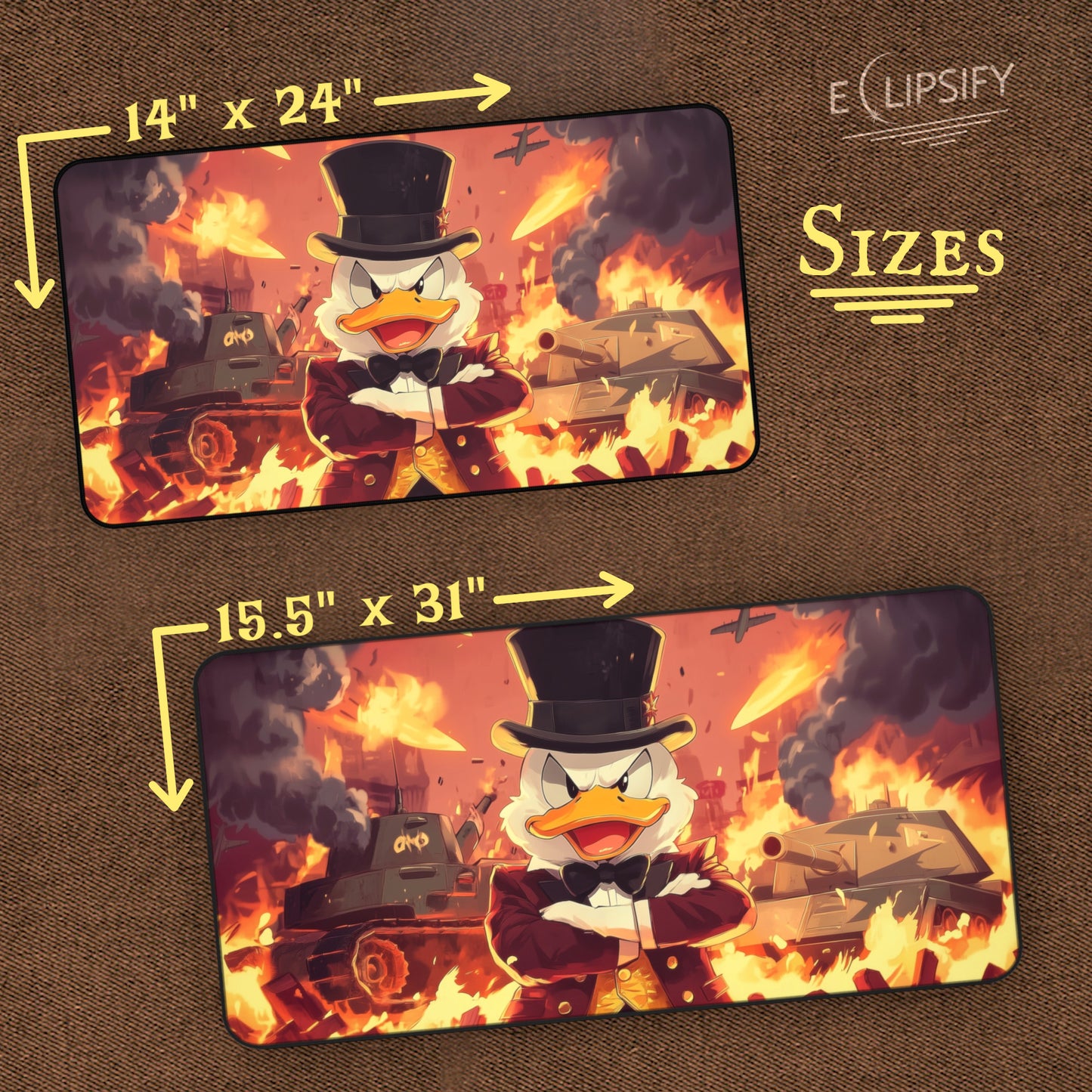 Admiral Feathers: Duck TCG Playmat