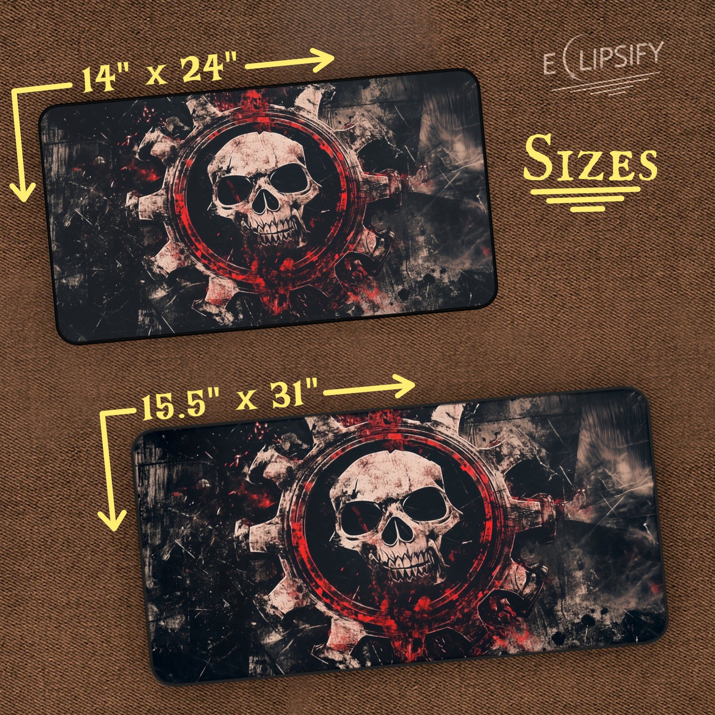 Cog of War: Skull TCG Playmat