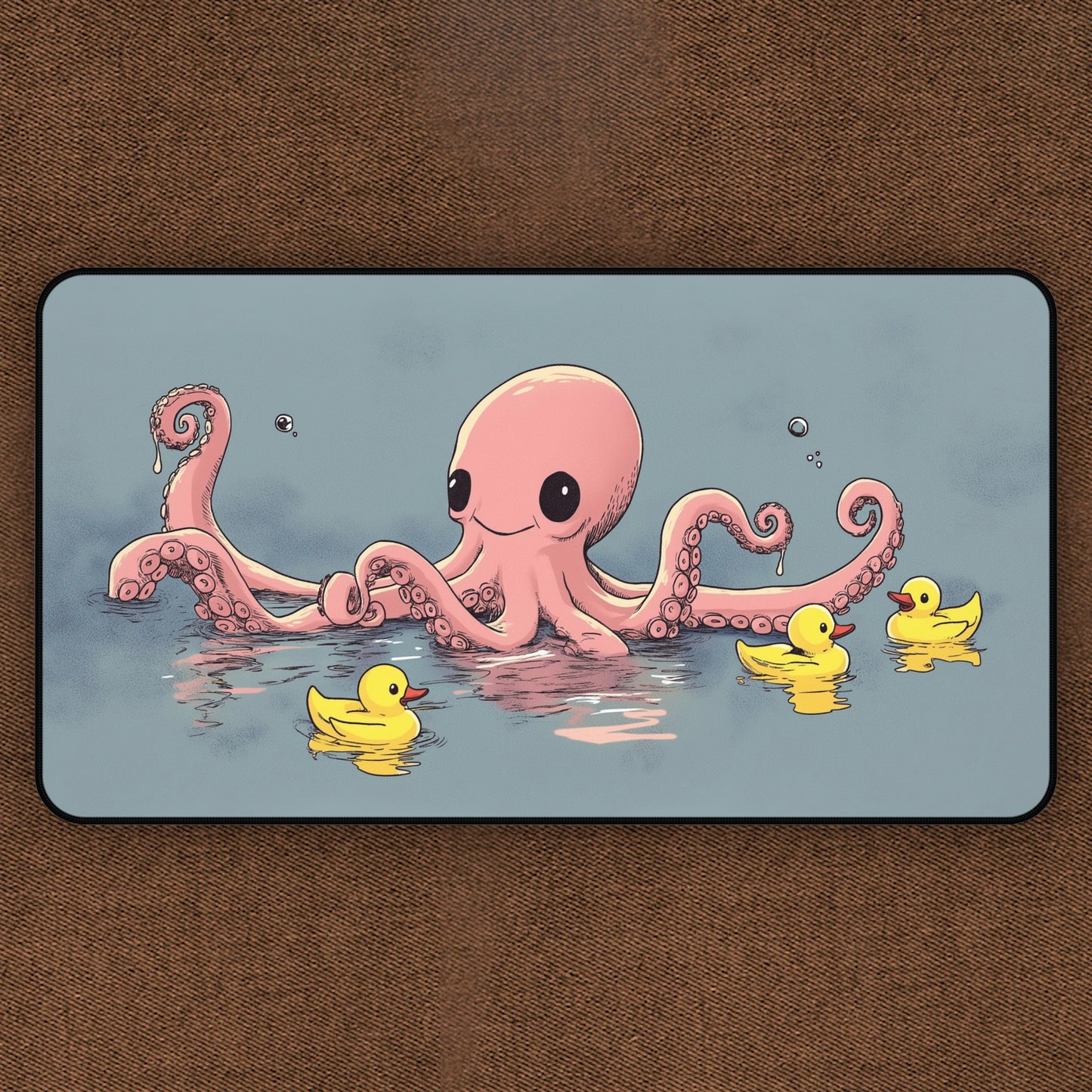 Paddles & Tentacles: Cute Duck & Octopus TCG Playmat