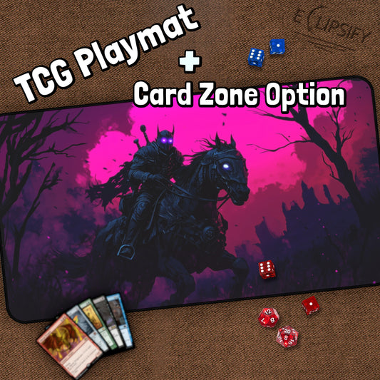Deathless Charger: Undead Knight TCG Playmat