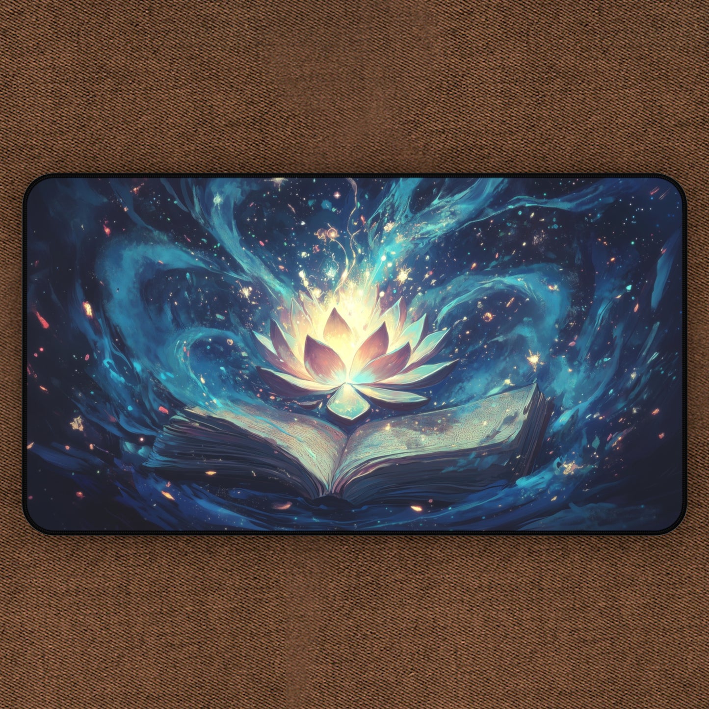 The Enchanted Lotus Tome: TCG Playmat