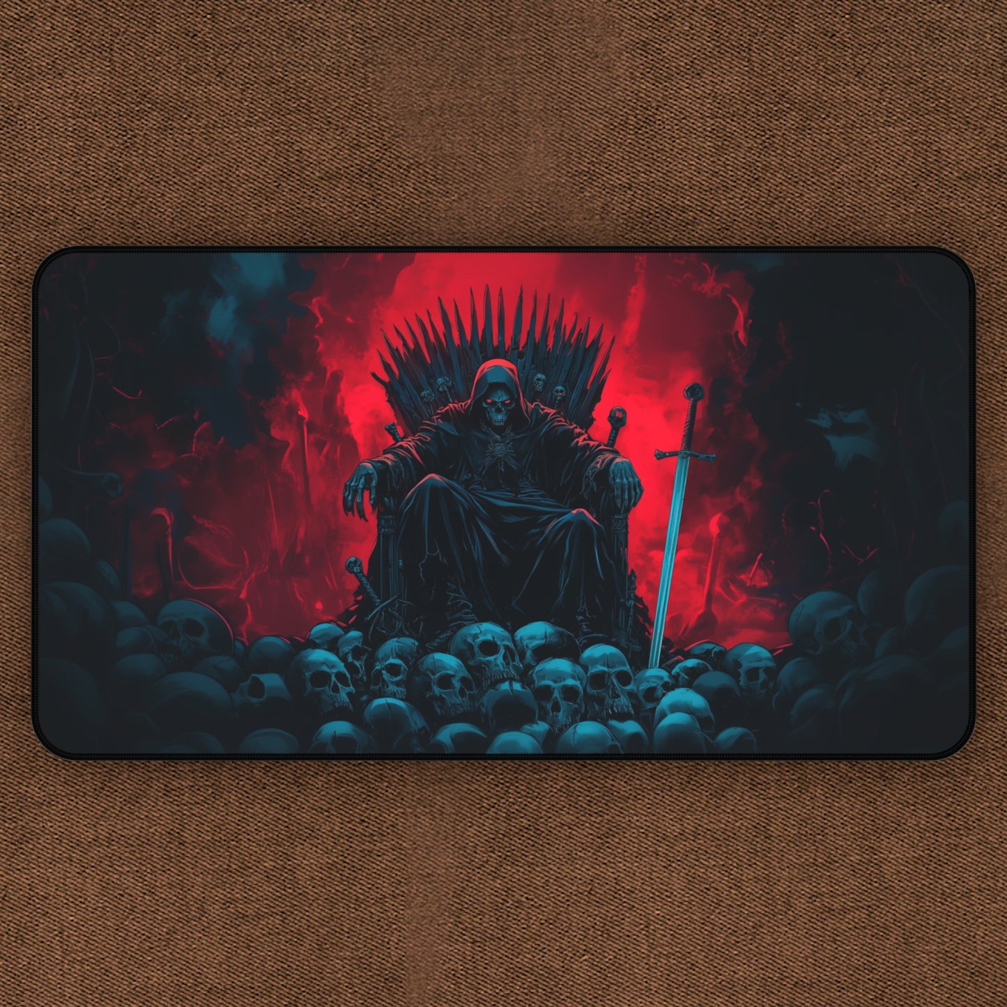 Throne of Skulls: Skeleton King TCG Playmat
