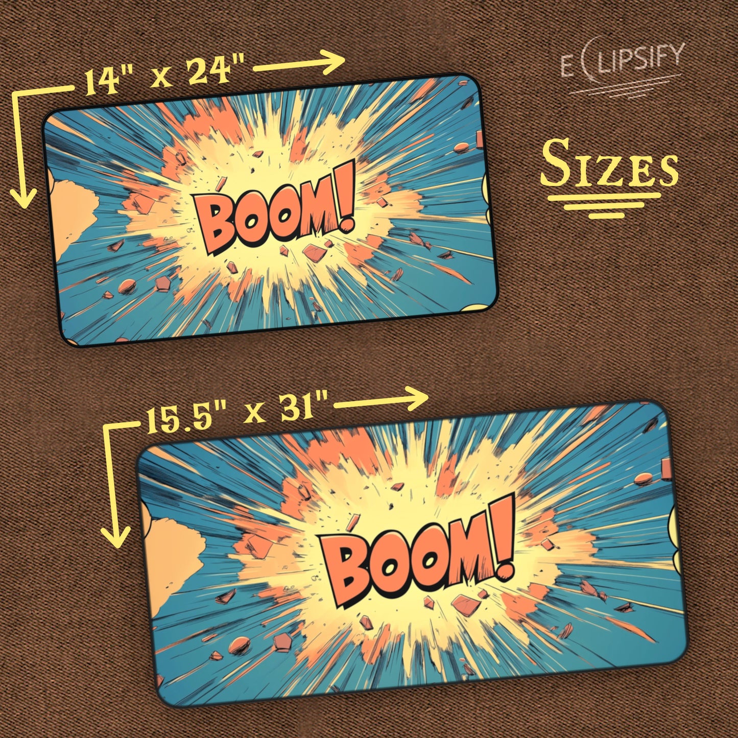 BOOM!: Comic Book Style TCG Playmat