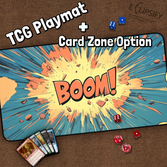 BOOM!: Comic Book Style TCG Playmat