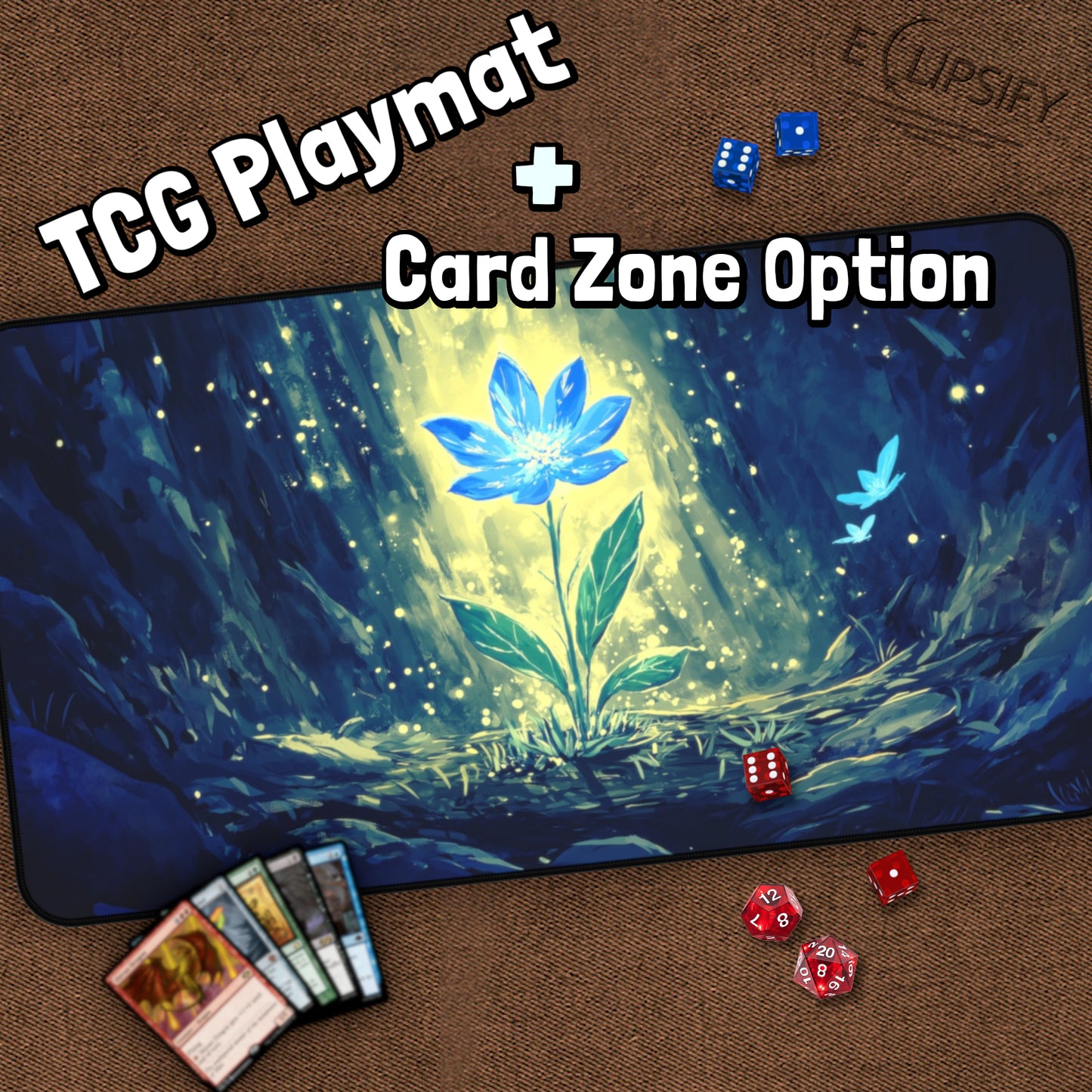 Luminous Flower: TCG Playmat