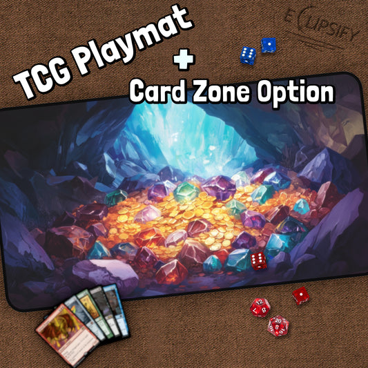 Treasure Hollow: Gems and Coins TCG Playmat