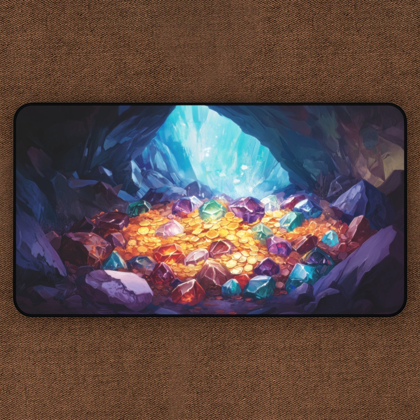 Treasure Hollow: Gems and Coins TCG Playmat