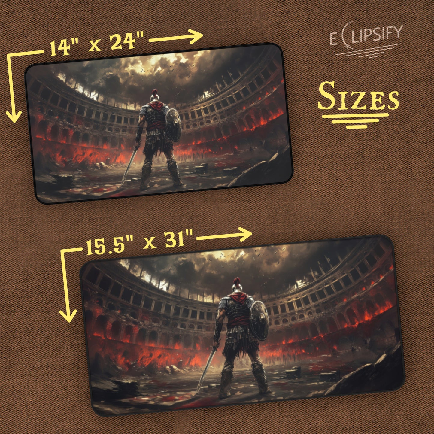 Unbroken Gladiator: TCG Playmat