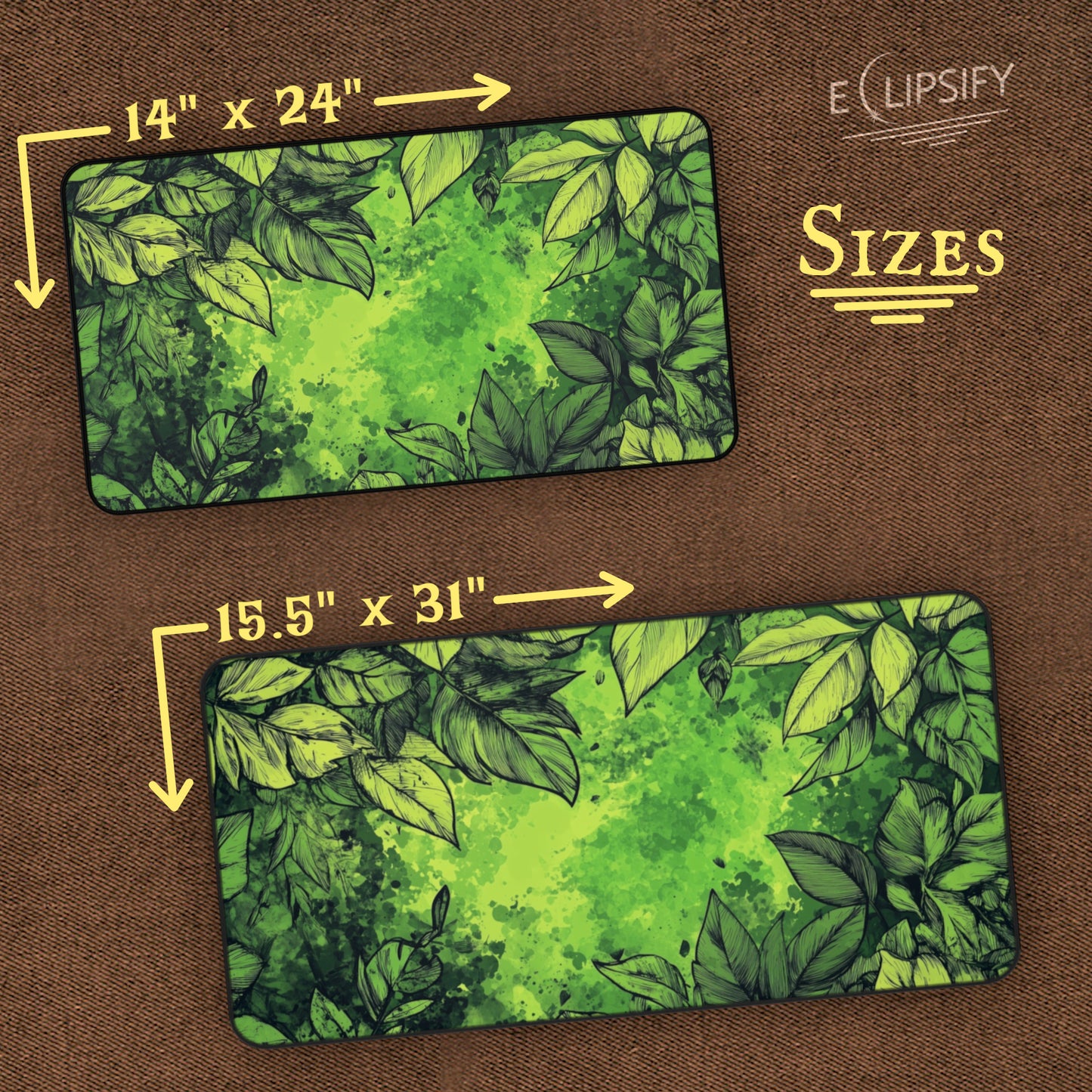 Green Foliage: TCG Playmat