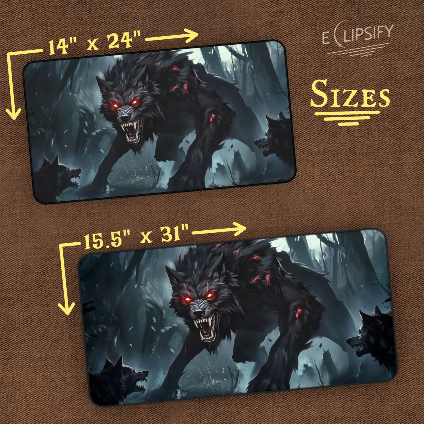 Twilight Howl: Wolf Pack TCG Playmat