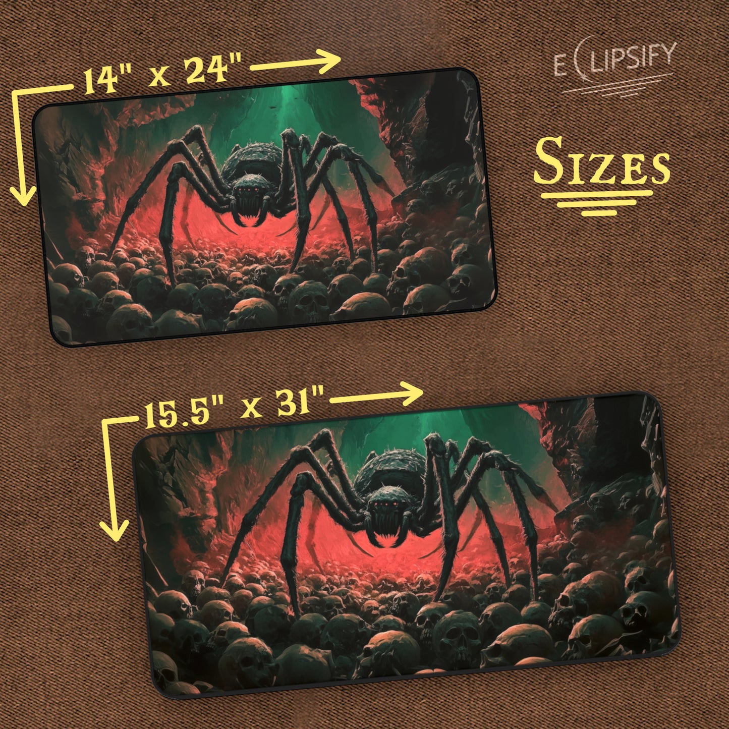 Hatchlings: Giant Spider TCG Playmat