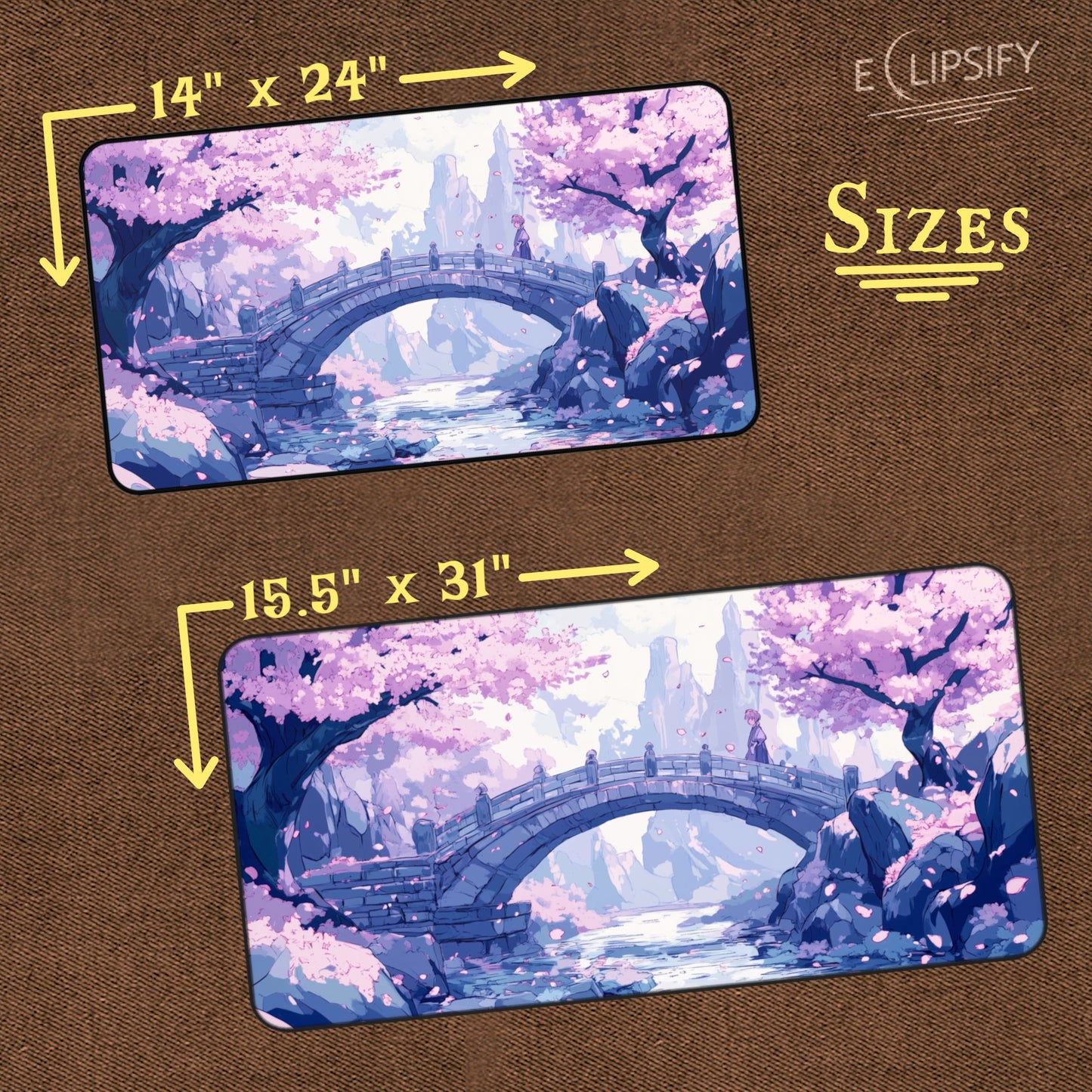 The Petal Pathway: Cherry Blossom TCG Playmat
