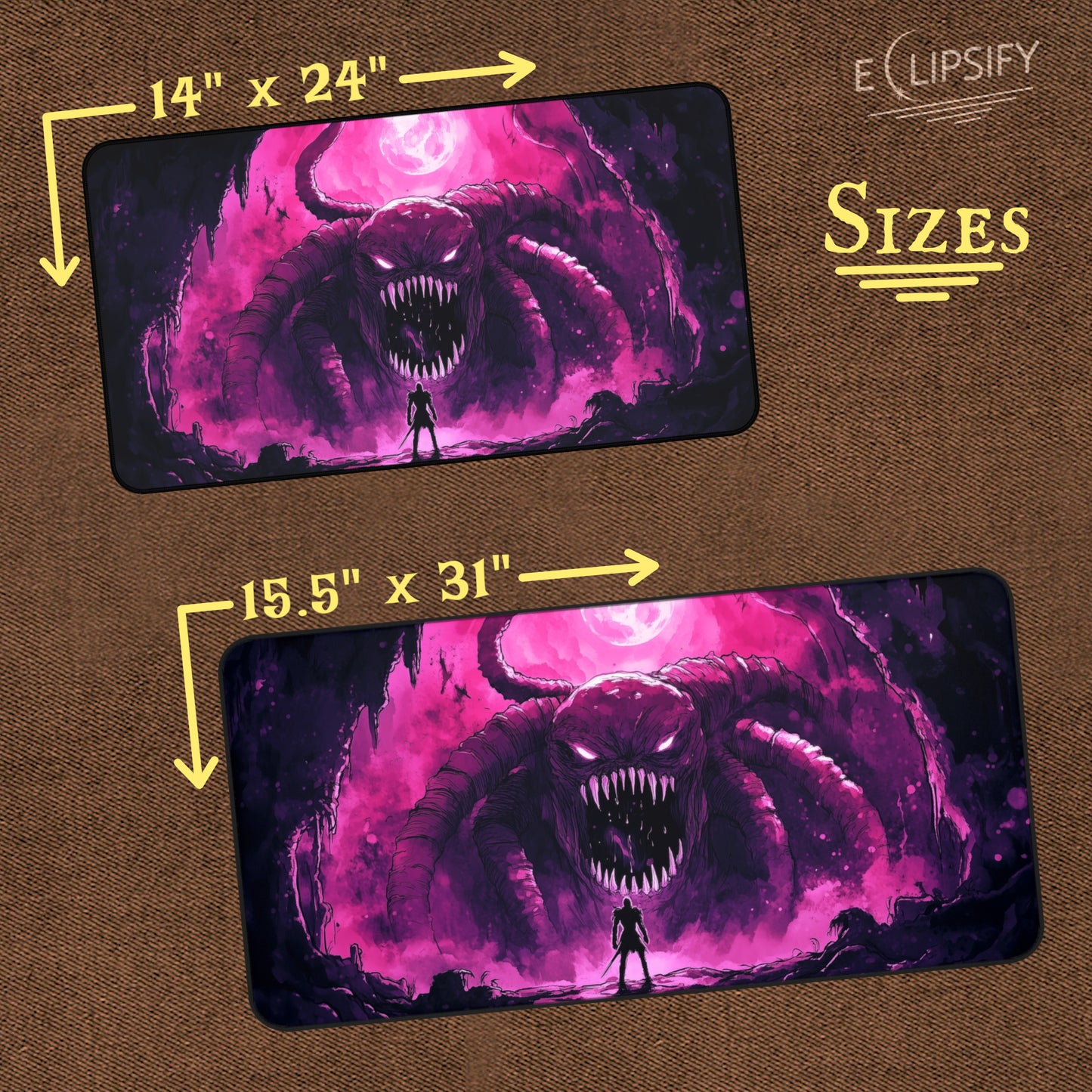 Indigo Beast: Purple Monster TCG Playmat