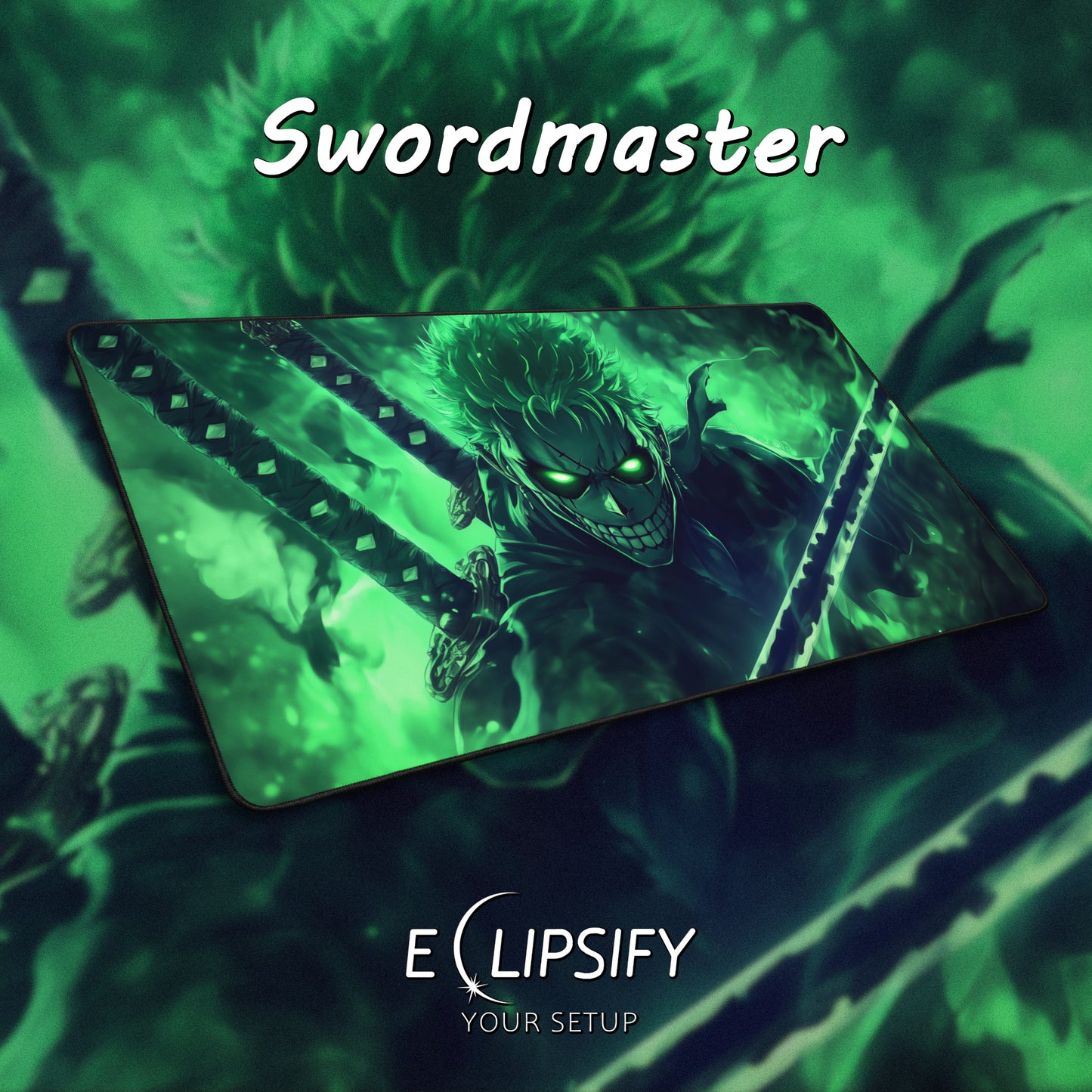 Swordmaster: Pirate Slayer Gaming Mouse Pad