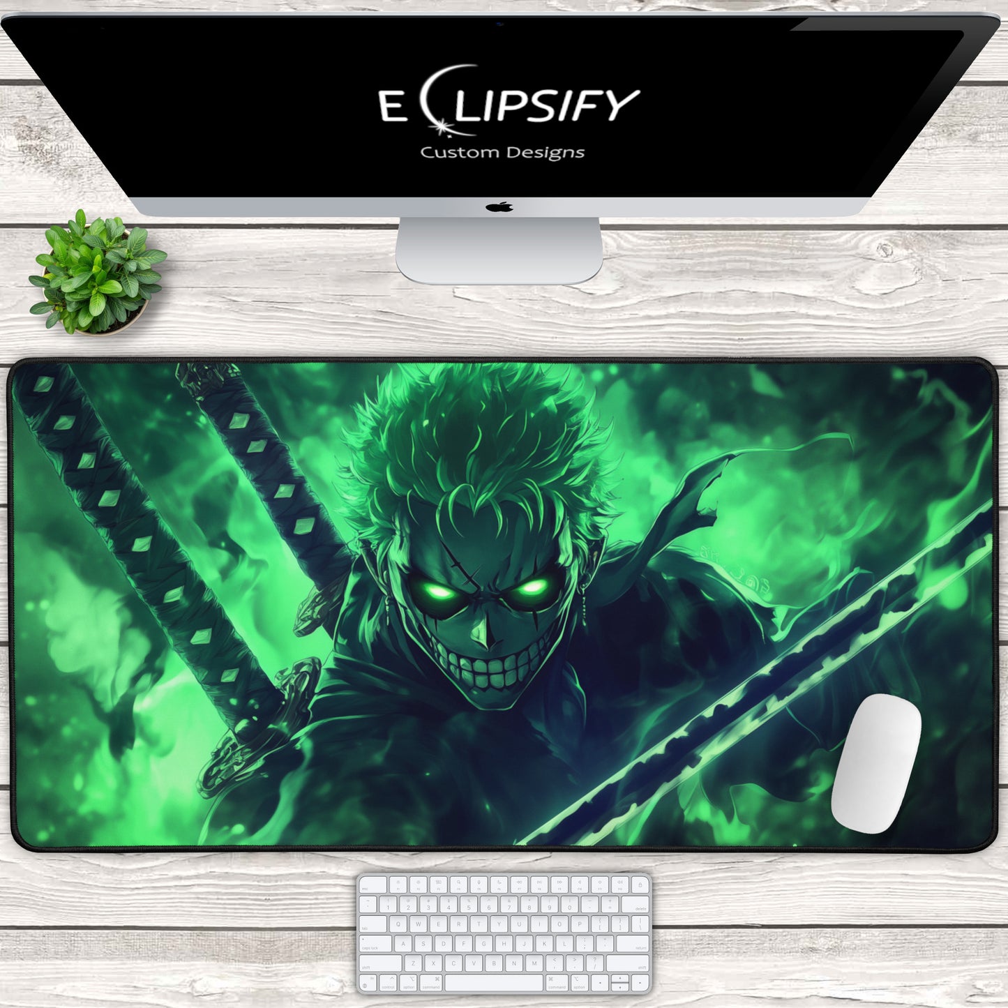Swordmaster: Pirate Slayer Gaming Mouse Pad